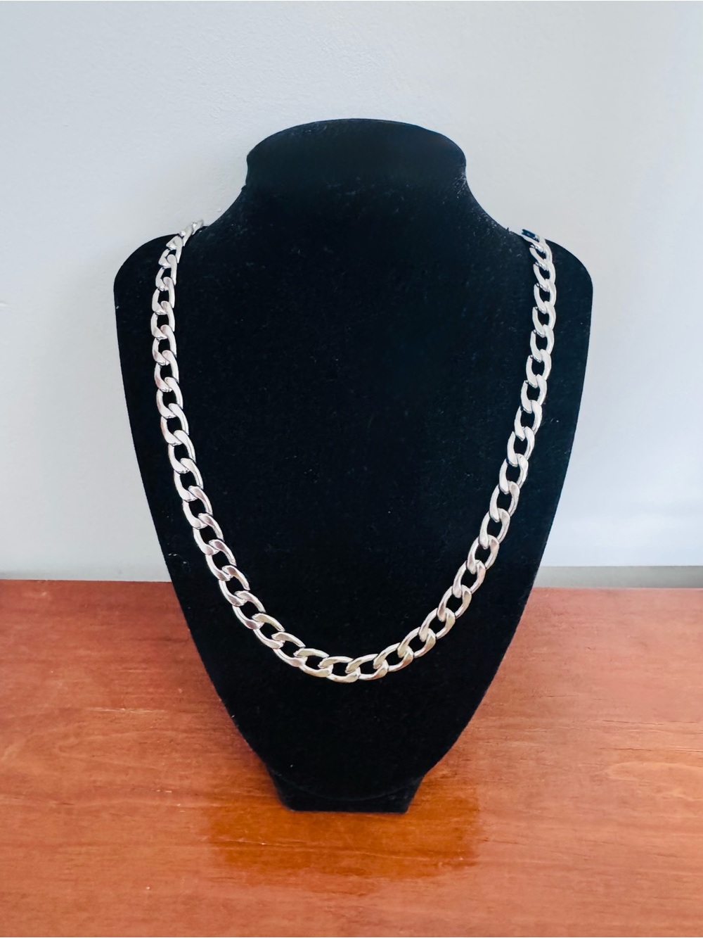 Stainless Steel 24” inch Chain Necklace - Classic Cuban Link
